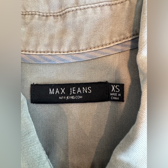 MAX JEANS Olive Green Shirt Dress – XS – 100% Tencel - Picture 15 of 16